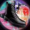 Damstövletter i svart läder, modell Orinoco3, Ankelboots Damstövletter i svart läder, modell Orinoco3, Ankelboots