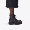 Damstövletter i svart läder, modell Orinoco3, Ankelboots Damstövletter i svart läder, modell Orinoco3, Ankelboots