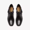 Danyelle Wish svarta läderankelboots för dam Danyelle Wish svarta läderankelboots för dam