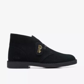 Desert Boot Evo för herr i svart mocka, chukka