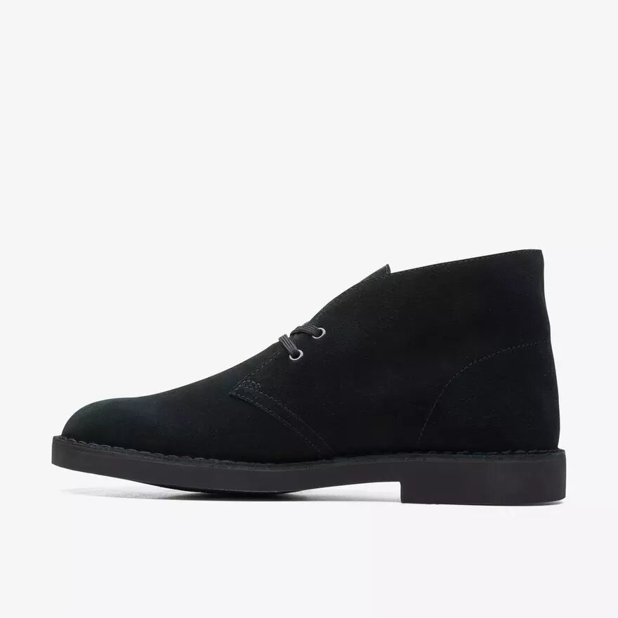 Desert Boot Evo för herr i svart mocka, chukka Desert Boot Evo för herr i svart mocka, chukka