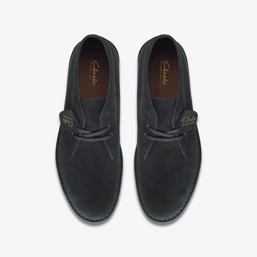 Desert Boot Evo för herr i svart mocka, chukka Desert Boot Evo för herr i svart mocka, chukka