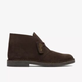 Desert Boot Evo för herr, mörkbrunt mocka, chukka
