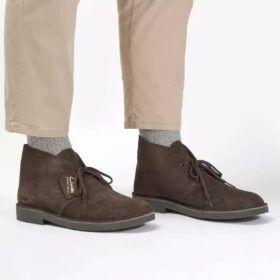 Desert Boot Evo för herr, mörkbrunt mocka, chukka