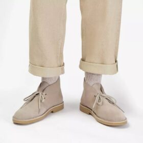 Desert Boot Evo Sand i mocka för herr