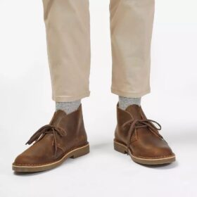 Desert boots Evo för män i bivaxat läder – USA Desert boots Evo för män i bivaxat läder – USA