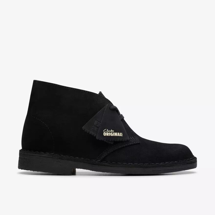 Desert boots för damer i svart mocka Desert boots USA Desert boots för damer i svart mocka Desert boots USA