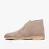 Desert boots för män i sandfärgat mocka – USA