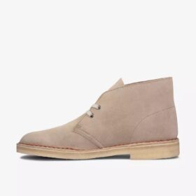 Desert boots för män i sandfärgat mocka – USA