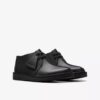 Desert Trek för äldre barn – svart läder-Desert Boot