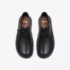 Desert Trek för äldre barn – svart läder-Desert Boot