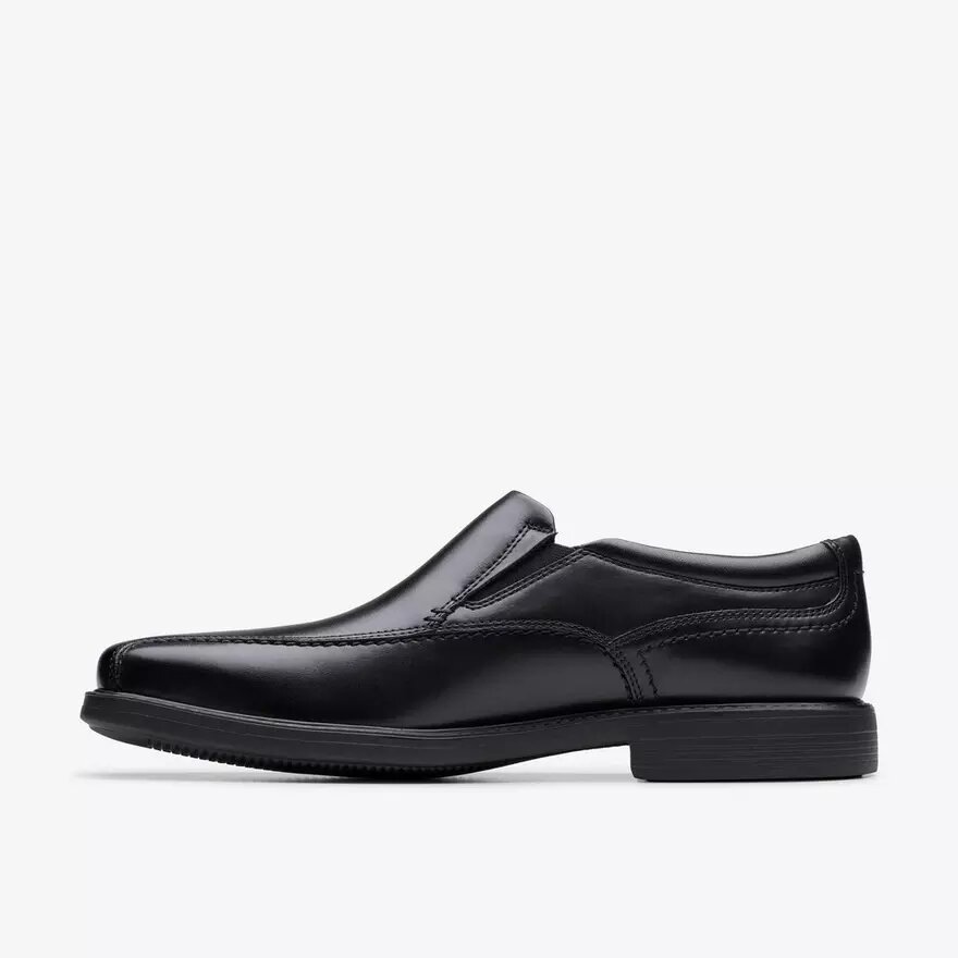 Dresslite Step – svart läderloafer för herr Dresslite Step – svart läderloafer för herr