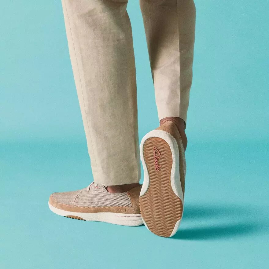 Easeway Lace Sand-kombinationsSneakers för herr | Clark’s USA Easeway Lace Sand-kombinationsSneakers för herr | Clark’s USA