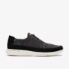 Easeway Lace svarta kombinationssneakers för herr