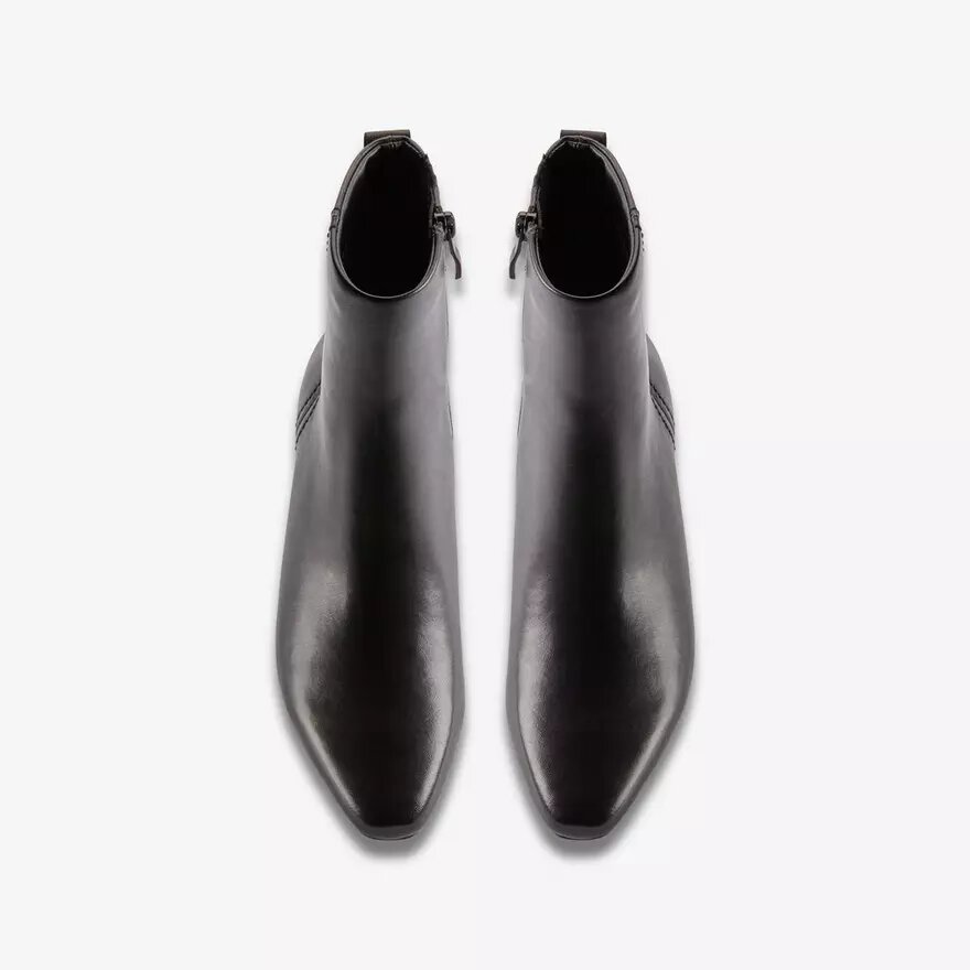 Edina Up svarta läderankelboots för dam Edina Up svarta läderankelboots för dam