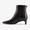 Edina Up svarta läderankelboots för dam Edina Up svarta läderankelboots för dam