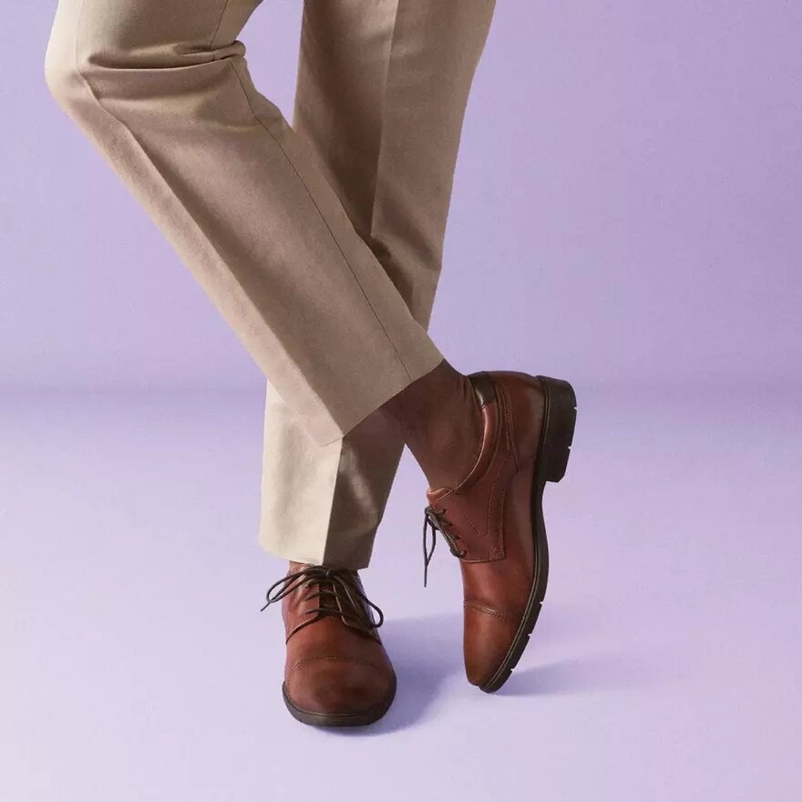Eldredge Cap mörkbruna Oxfords i läder för herr | Clark’s Eldredge Cap mörkbruna Oxfords i läder för herr | Clark’s