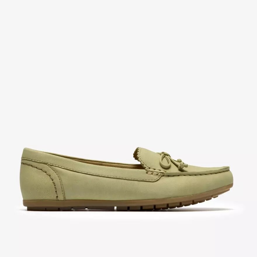 Elliotte Sail Sage-mockasiner för dam i nubuck Elliotte Sail Sage-mockasiner för dam i nubuck