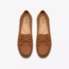 Elliotte Sail Tan Nubuck-mockasiner för dam Elliotte Sail Tan Nubuck-mockasiner för dam