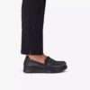 Ellowyn Penny – svarta Slip-ons i läder för damer Ellowyn Penny – svarta Slip-ons i läder för damer