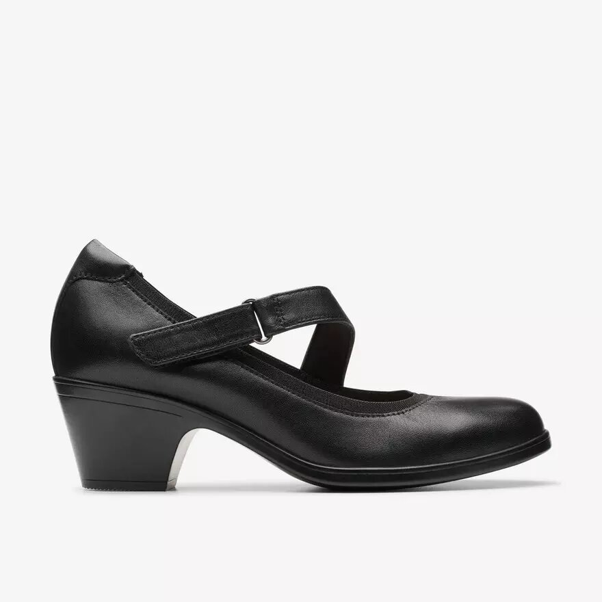 Emily 2 Mabel – Mary Janes i svart läder för damer Emily 2 Mabel – Mary Janes i svart läder för damer