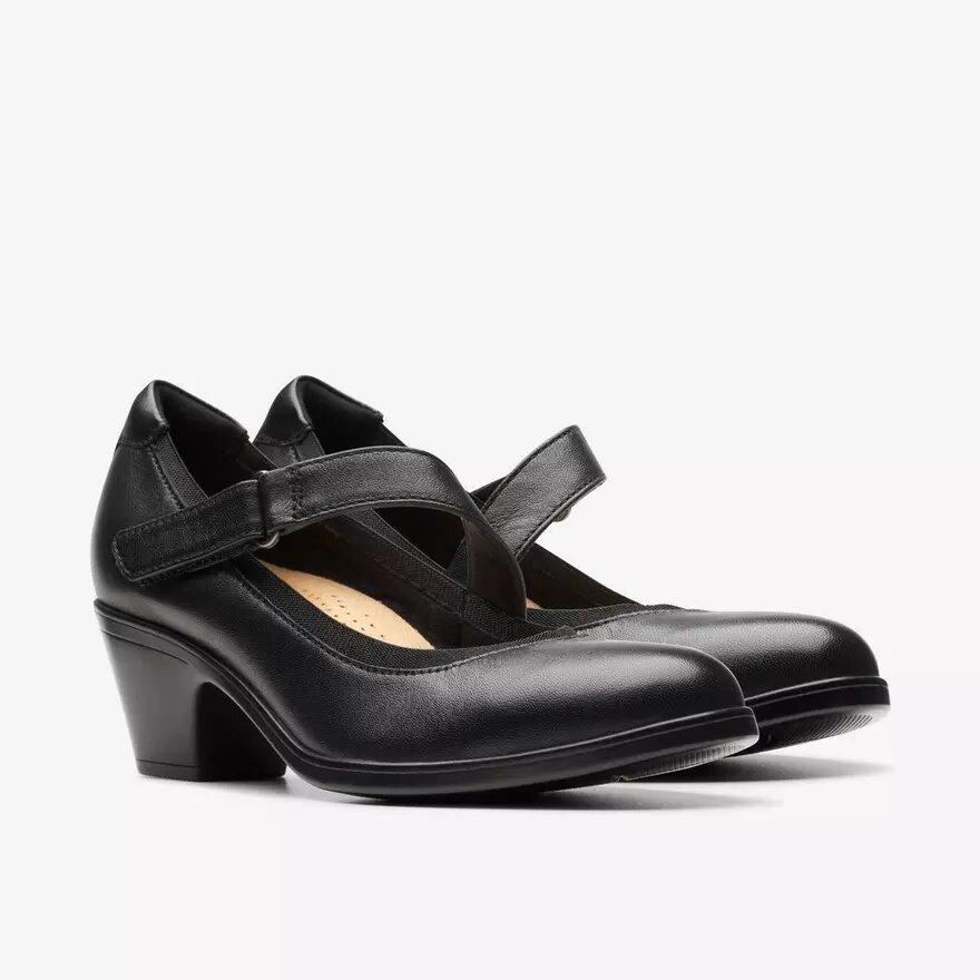Emily 2 Mabel – Mary Janes i svart läder för damer Emily 2 Mabel – Mary Janes i svart läder för damer