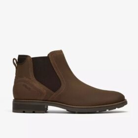 Emmet Easy Cola-Chelsea boots i mocka för herr Emmet Easy Cola-Chelsea boots i mocka för herr