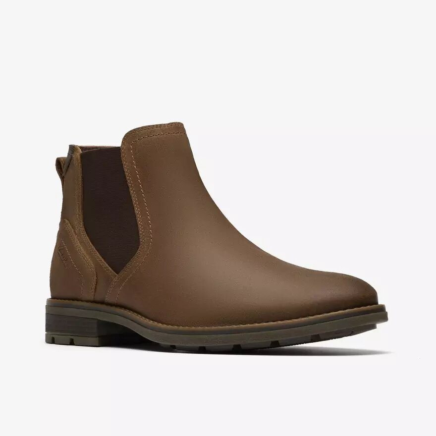 Emmet Easy Cola-Chelsea boots i mocka för herr Emmet Easy Cola-Chelsea boots i mocka för herr