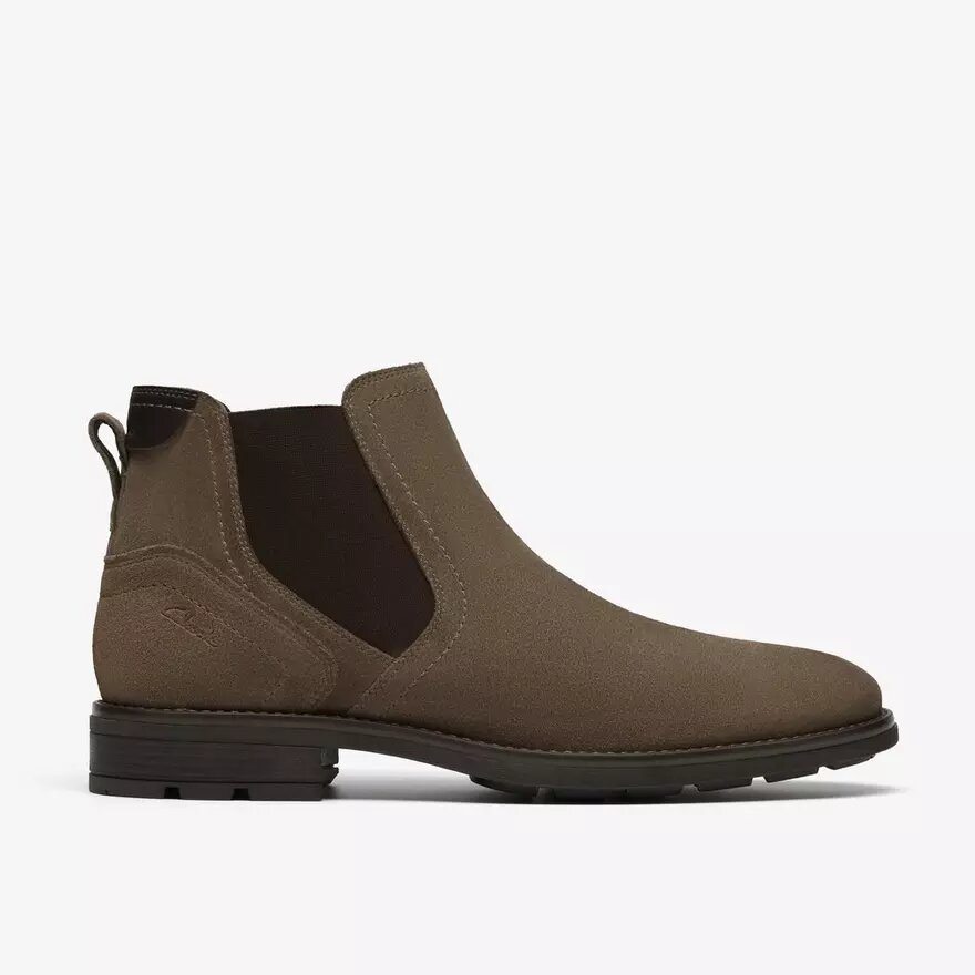 Emmet Easy Stone-ankelboots i mocka för herr Emmet Easy Stone-ankelboots i mocka för herr