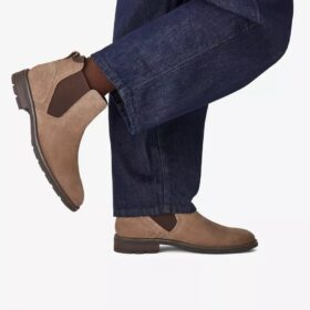Emmet Easy Stone-ankelboots i mocka för herr Emmet Easy Stone-ankelboots i mocka för herr