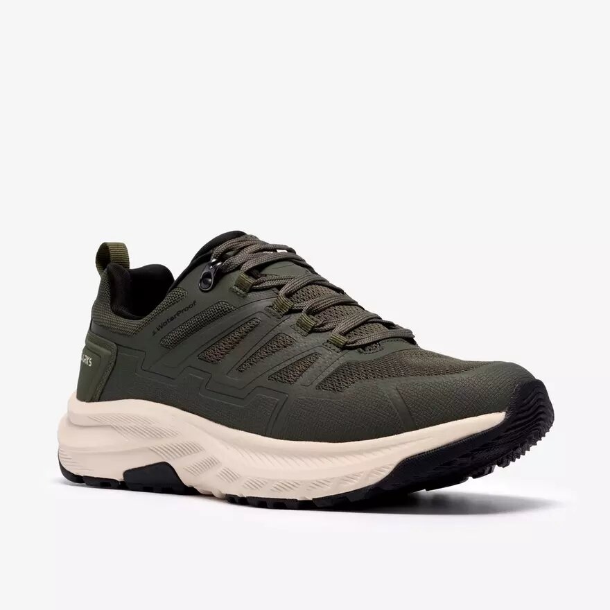 Enford Lo vattentäta sneakers för herrar i khaki Enford Lo vattentäta sneakers för herrar i khaki