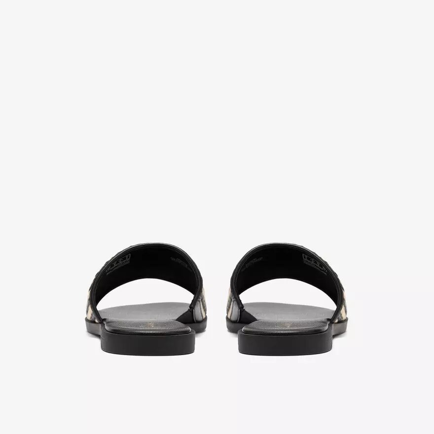 Erisia Strap2 svarta platta sandaler för damer Erisia Strap2 svarta platta sandaler för damer