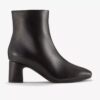 Fernie Zip – svarta läderankelboots för dam Fernie Zip – svarta läderankelboots för dam
