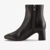 Fernie Zip – svarta läderankelboots för dam Fernie Zip – svarta läderankelboots för dam