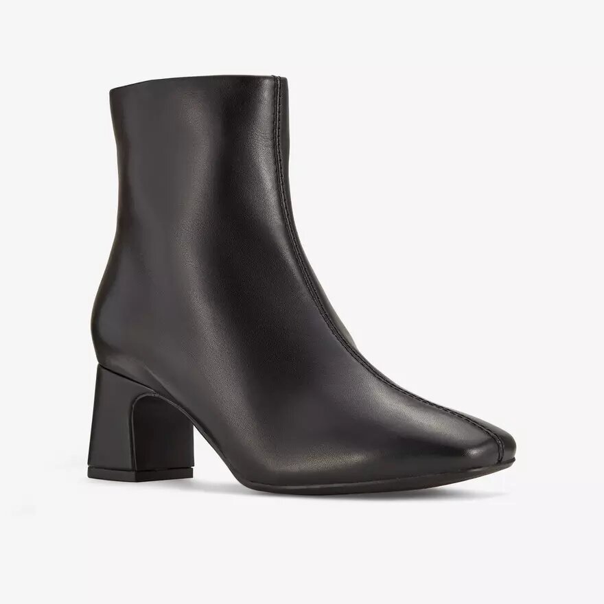 Fernie Zip – svarta läderankelboots för dam Fernie Zip – svarta läderankelboots för dam