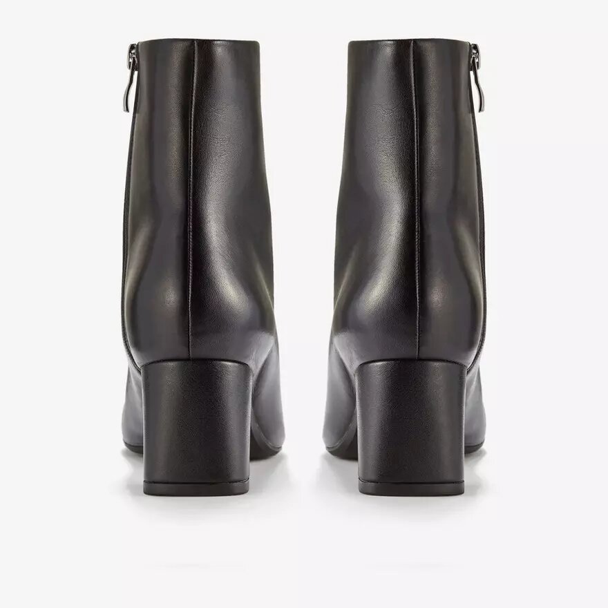 Fernie Zip – svarta läderankelboots för dam Fernie Zip – svarta läderankelboots för dam