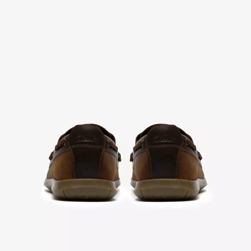 Flexway 2Eye båtsko för herr i brunt nubuck Flexway 2Eye båtsko för herr i brunt nubuck