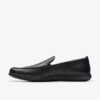 Flexway Step-loafers i svart läder för herr