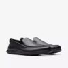 Flexway Step-loafers i svart läder för herr