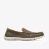 Flexway Step Olive Knit Slip-ons för herr Flexway Step Olive Knit Slip-ons för herr