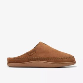 Frien Wall Tan slip-on-tofflor för herr