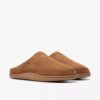 Frien Wall Tan slip-on-tofflor för herr