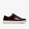 Goswell Tie – bruna lädersneakers för herr Goswell Tie – bruna lädersneakers för herr