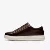 Goswell Tie – bruna lädersneakers för herr Goswell Tie – bruna lädersneakers för herr