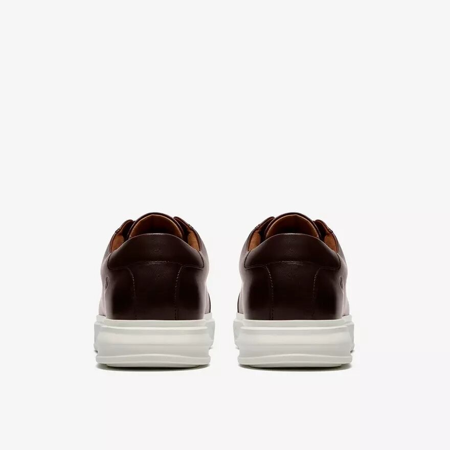 Goswell Tie – bruna lädersneakers för herr Goswell Tie – bruna lädersneakers för herr