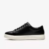 Goswell Tie – svart lädersneaker för herr Goswell Tie – svart lädersneaker för herr