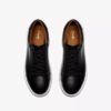 Goswell Tie – svart lädersneaker för herr Goswell Tie – svart lädersneaker för herr
