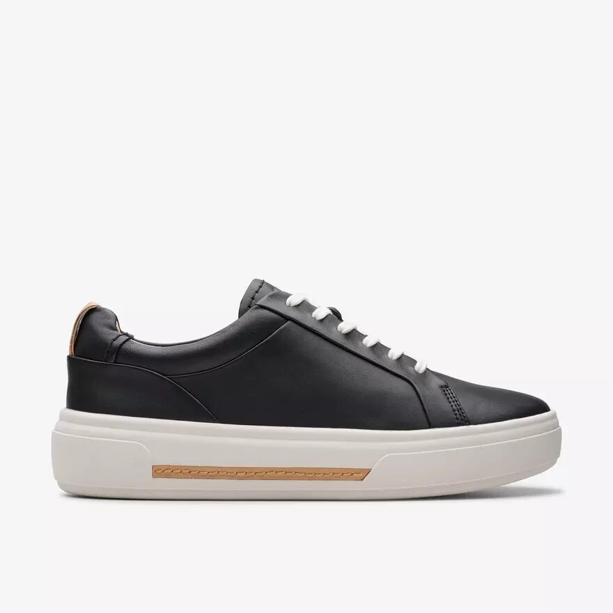Hollyhock Walk – svarta lädersneakers för damer Hollyhock Walk – svarta lädersneakers för damer