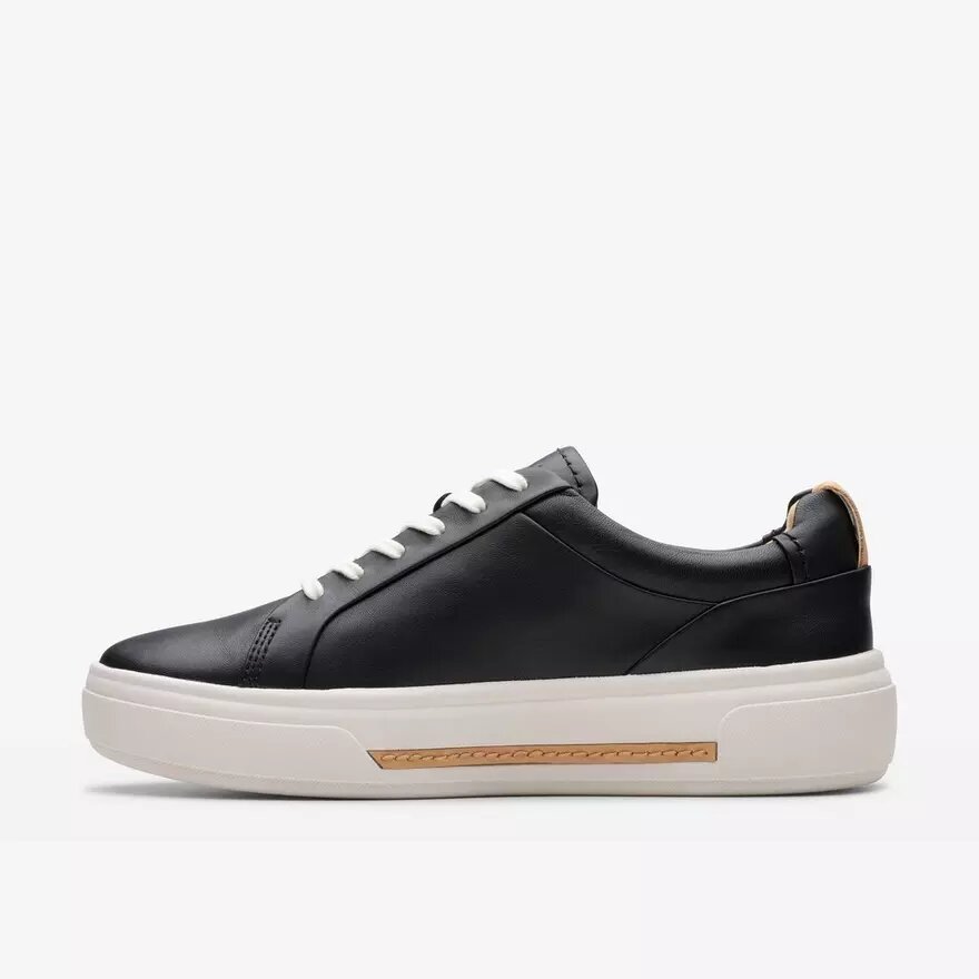 Hollyhock Walk – svarta lädersneakers för damer Hollyhock Walk – svarta lädersneakers för damer