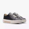 Hollyhock Walk – svarta lädersneakers för damer Hollyhock Walk – svarta lädersneakers för damer